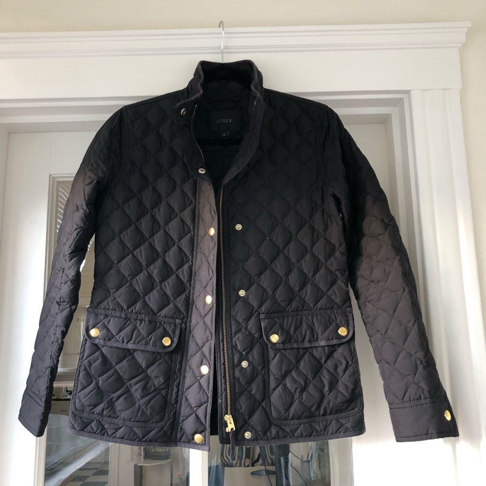 J.Crew quilted puffer jacket